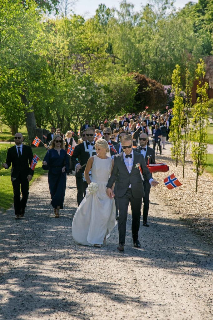 Norsk slotsbryllup 